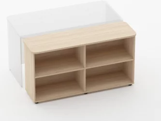 Тумба приставная к столу Glassy 3.18.103 Туя