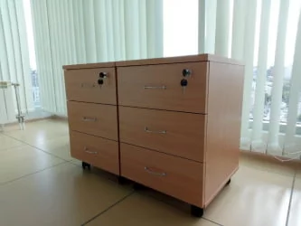 Тумба подкатная Р.Т-3 бук Бавария светлый