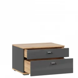 Тумба прикроватная Фиджи ЛД 659.060.000 Дуб Золотой Антрацит