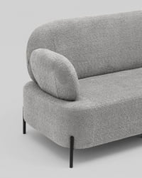 Диван Кэнди ткань букле светло-серый