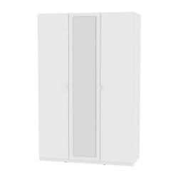 Шкаф распашный R-198х135х60-1-TR-M(Белый)