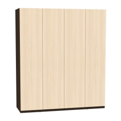 Шкаф распашный R-198х180х45-1-PO(Венге-ДМ)