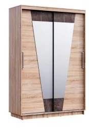 Шкаф купе 2-ух дверный Санремо ШК-006 Дуб сонома светлый Ателье темное