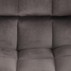 Кресло офисное Лугано велюр, темно-серый / Lugano