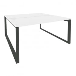 Рабочая станция на О-образном м/к ONIX O.MO-D.RS-2.4.8 Белый Бриллиант/Антрацит