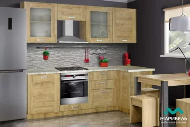 Кухонный гарнитур «Квадро» 2,4 х 1,0 м 23230