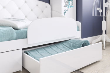 Бортик для деткой кровати XYZ-123 белый