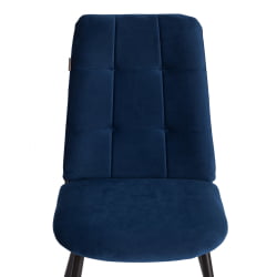 Стул обеденный Асти ТРЕНД, велюр, Блуе (синий), 47х54х86 см / Asti TREND, Blue