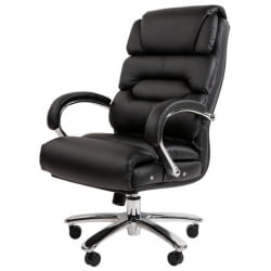 Кресло руководителя CHAIRMAN 409 экокожа Черный