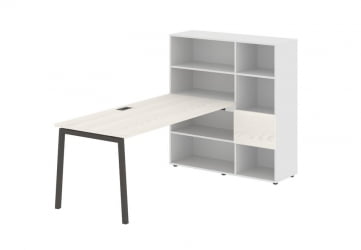 Рабочая станция EDIS ELRST 1217 Ясень Траун Мокко Белый