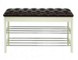 Банкетка Грейс Молочный дуб Кофе