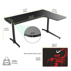 Геймерский стол Eureka L60R