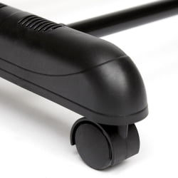 Вешалка с обувницей NY-3294 металл, 84-125*43*102-167см, хром/черный