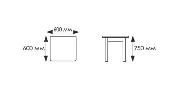 Стол обеденный Квадрат 1 кат. ХРОМ 8513 кожа шок ЛДСП Венге