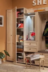 Фасад шкафа для обуви Sherlock 73 левый Дуб Сонома