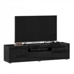 ТВ тумба Бруклин ЛД 685.010.000 М Черный глянец