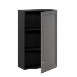 Шкаф кухонный 600 высокий Джелатто ЛД 241.450.000.154 Черный Оникс серый