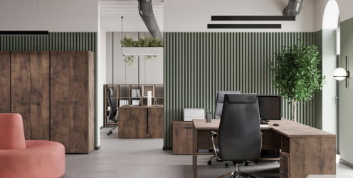 Дополнительная секция стеллажа открытого LEMO L-71 Таксония шоколадная