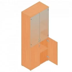 Шкаф для документов с тонированным стеклом Р.Ш-2СТ Дуб Кронберг