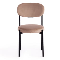 Стул REVO (mod. 7033) ткань/металл, 47х54х82 см, высота до сиденья 47 см, бежевый barkhat 5/черный