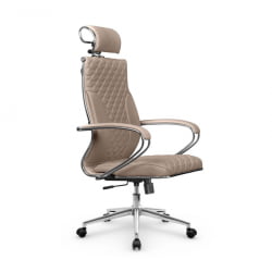 Кресло руководителя Metta L 2c 44C/K116 Infinity Easy Clean (MPES) Комплект 7 Темно-бежевое