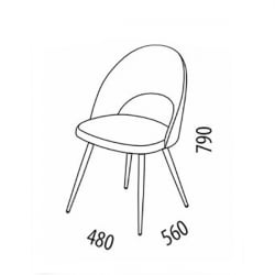 Стул Статус Десерт светло-серый