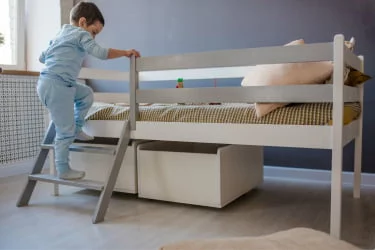 Бортик для деткой кровати RooRoom VK-33с Серый