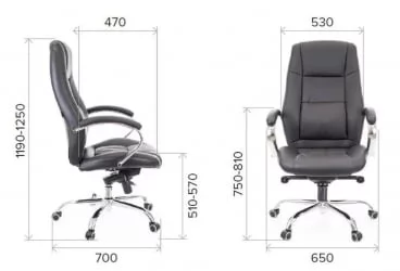 Кресло руководителя Kron M экокожа Бежевый