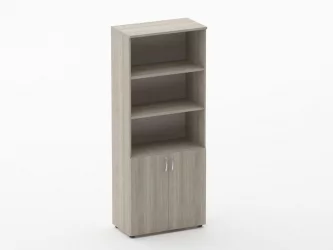 Шкаф высокий полуоткрытый Glassy 6.19.121 Дуб сантана светлый