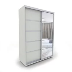 Шкаф-купе Акцент-Квадро Д 1600х600 Выбеленное дерево