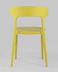 Стул пластиковый Neo с подлокотниками Горчичный