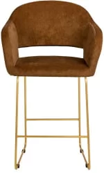 Стул полубарный Oscar (ПБ) Браун/ЛинкЗолот