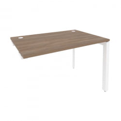 Стол-приставка на П-образном м/к к опорным элементам ОНИКС О.МП-СПР-2.8 Дуб Аризона/Белый / ONIX O.MP-SPR-2.8