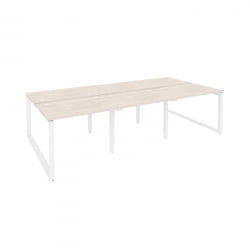 Рабочая станция на О-образном м/к ОНИКС О.МО-Д.РС-6.1.7 Денвер Светлый/Белый / ONIX O.MO-D.RS-6.1.7