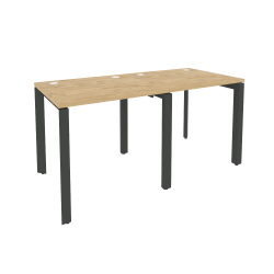 Рабочая станция на П-образном м/к ONIX O.MP-RS-2.0.7 Тиквуд Светлый/Антрацит