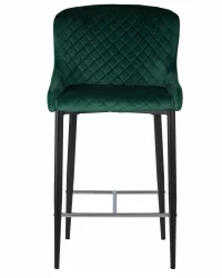 Стул полубарный DOBRIN CHRISTIAN 65 Зеленый велюр V108-64