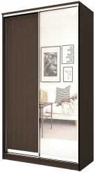 Черный шкаф-купе Хит-24-12-15 Аруба Венге