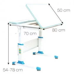 Парта растущая RIFFORMA Comfort-80 Белый Зеленый