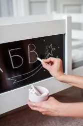 Съемный борт с грифельной доской RooRoom VK-55 Белый