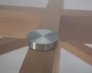 Маленький обеденный стол DOBRIN ALBERT 90 GLASS