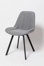 Стул К 21 black Серый (РС 26\ч)