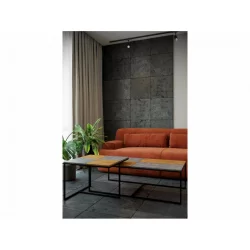 Стол журнальный Фьюжн Дуб американский/серый бетон