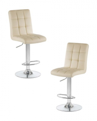 Стул барный DOBRIN KRUGER (кремовый) 2 шт