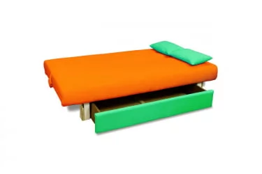Диван MANGO 4 (2 категория) Оранжевый Зеленый