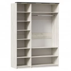 Шкаф трехстворчатый Техно 08 Дуб Крафт белый