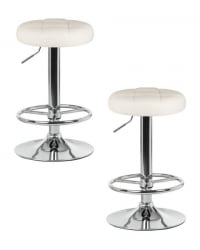 Табурет барный ДОБРИН БРУНО (кремовый) 2 шт / DOBRIN BRUNO