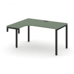 Стол-надставка на опорную тумбу (левый) CONCEPT CN.OSAN-001(L) Кобо Черный