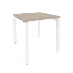 Стол рабочий на П-образном м/к ОНИКС О.МП-СП-0.8 Дуб Аттик/Белый / ONIX O.MP-SP-0.8
