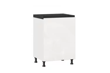 Тумба кухонная 600 Шервуд ЛД 281.050.000.142 Белый Белый глянец