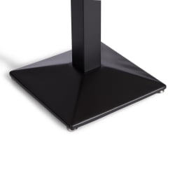 Стол RAGNAROK дерево вяз/железная опора, 70х70х76 см, груша №3/черная опора